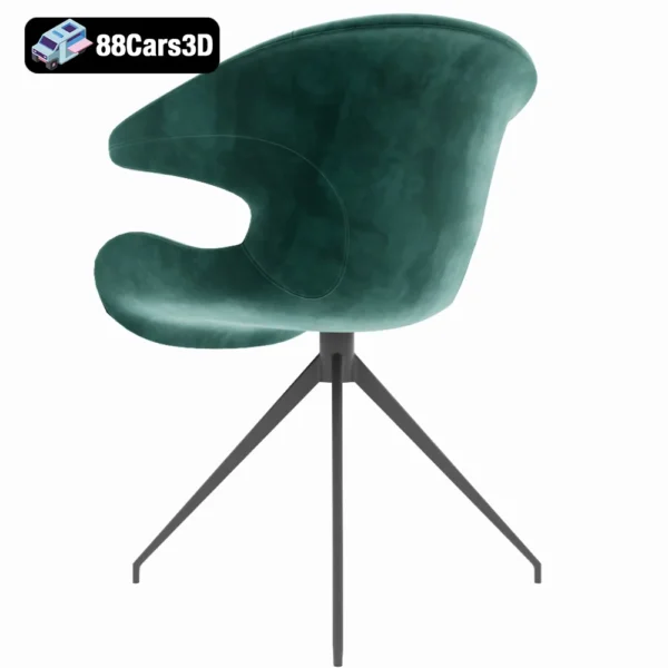 Mia Dining Armchair Zuiver-004 Zuiver Mia Dining Armchair 3D Model