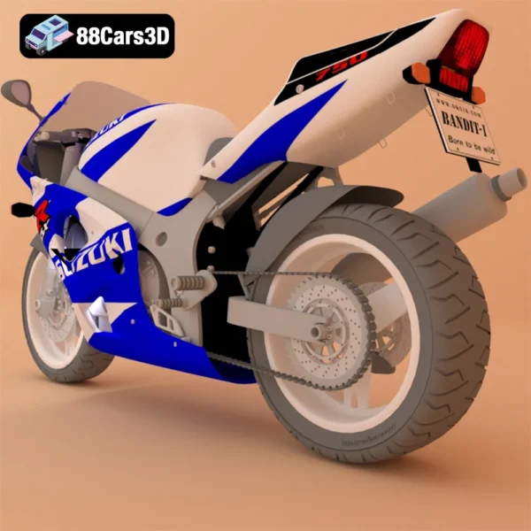 Motorcyclesuzuki gsx r xform N221113-003 Suzuki GSX-R Series (X-Form Style) 3D Model