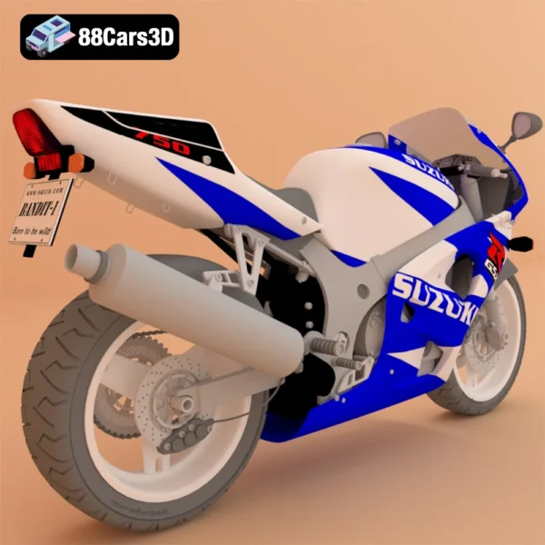 Motorcyclesuzuki gsx r xform N221113-004 Suzuki GSX-R Series (X-Form Style) 3D Model