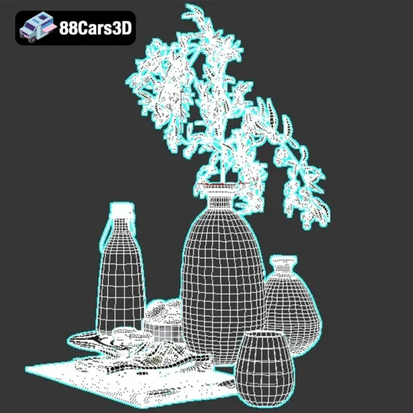 Olive Branch 3D Model