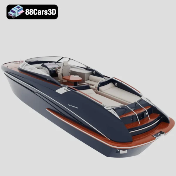 Riva_Rivarama_002 Riva Rivarama Luxury Speedboat 3D Model