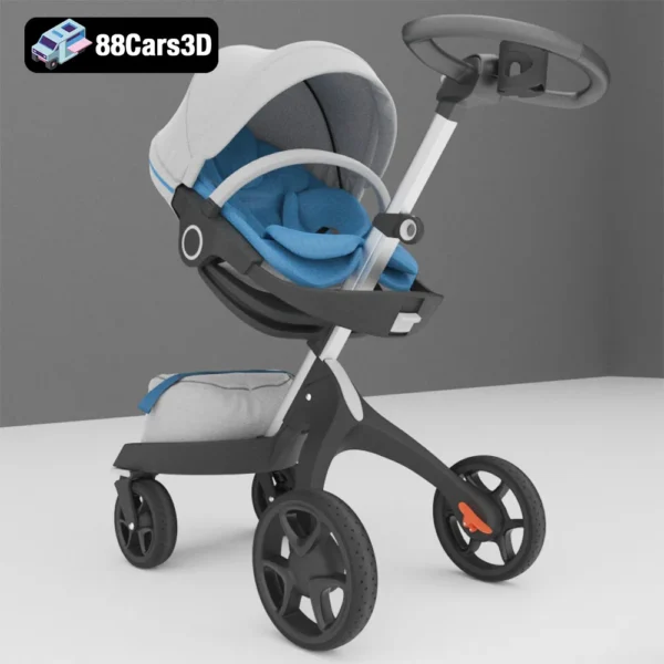 Stokke Xplory Stroller 3D Model