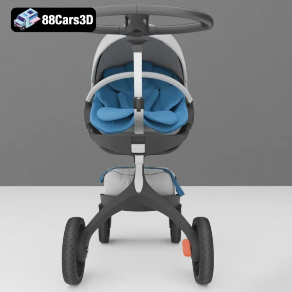 StokkeXplory-002 Stokke Xplory Stroller 3D Model