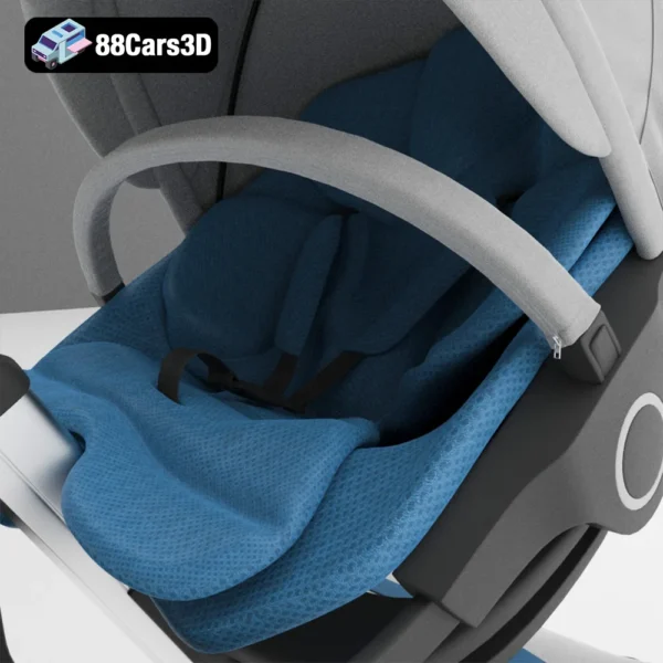 StokkeXplory-004 Stokke Xplory Stroller 3D Model