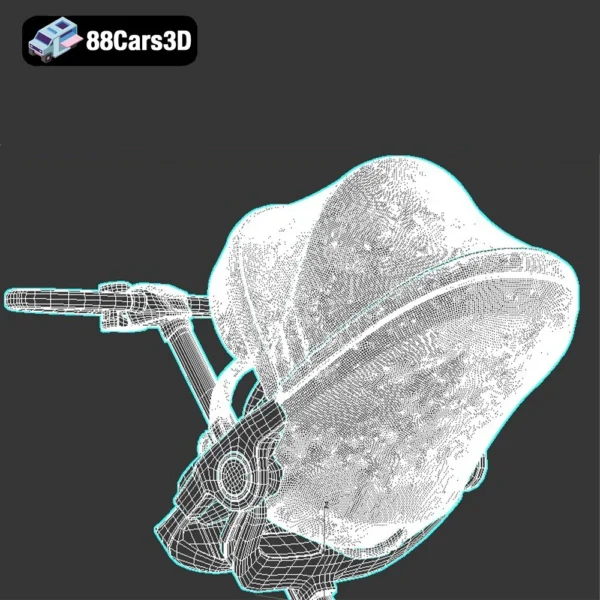 StokkeXplory-006 Stokke Xplory Stroller 3D Model