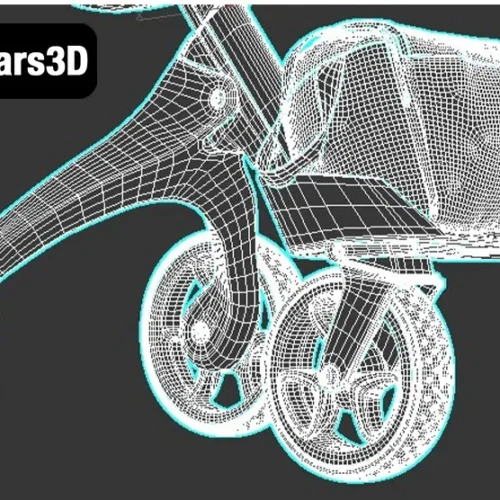 StokkeXplory-007 Stokke Xplory Stroller 3D Model