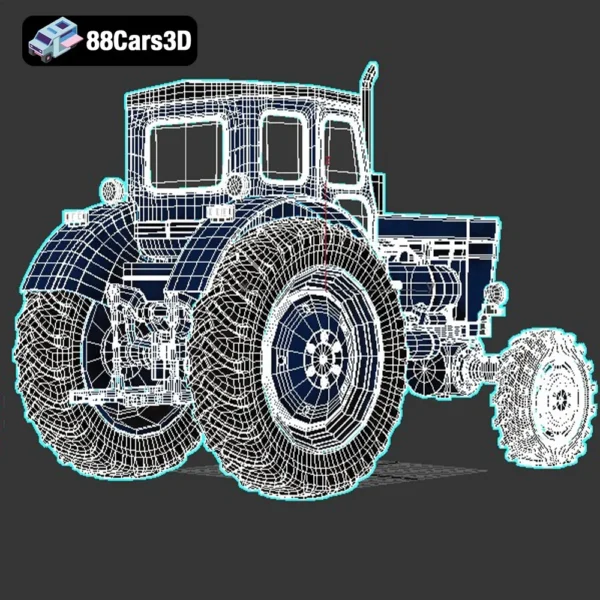 T40Tractor-007 T40 Tractor 3D Model