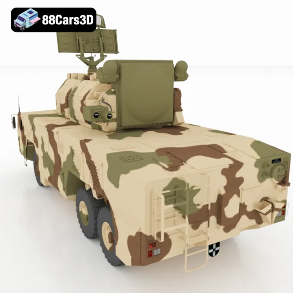 Tor M1 3D Model Self-Propelled SAM Military Vehicle Asset
