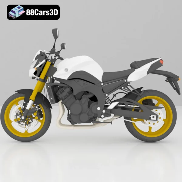 2011 Yamaha FZ8 3D Model