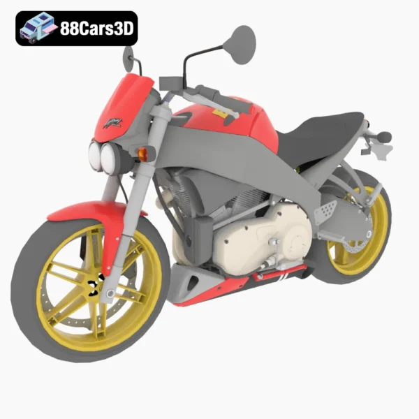 Buell Lightning XB12S 3D Model