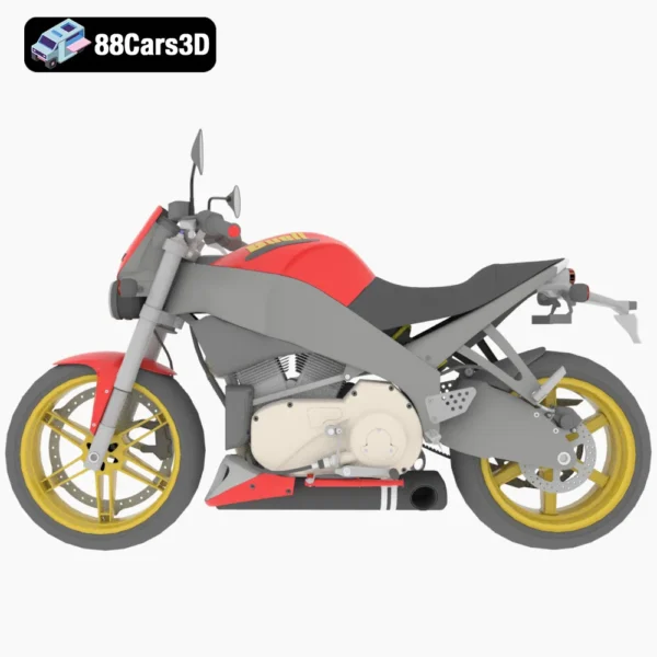 Buell Lightning XB12S 3D Model