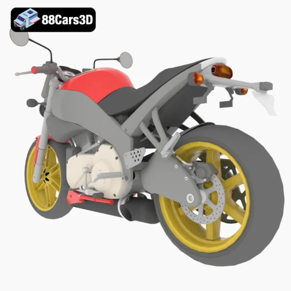 Buell Lightning XB12S 3D Model