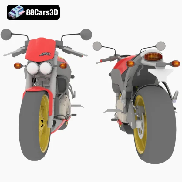 Buell Lightning XB12S 3D Model