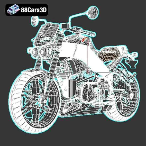Buell Lightning XB12S 3D Model