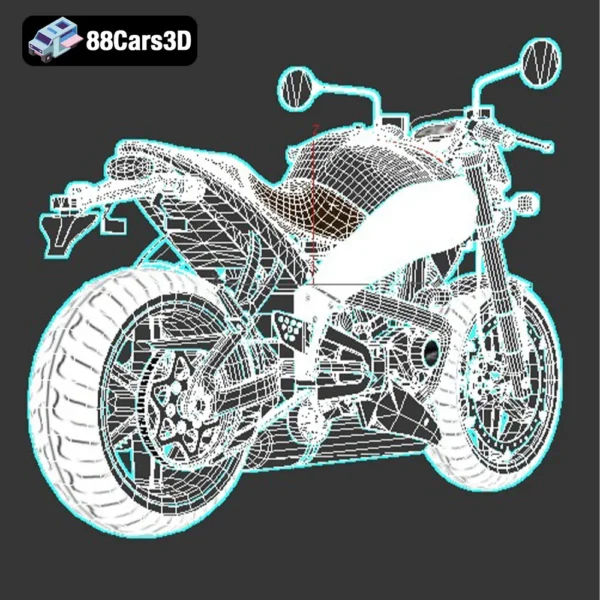 Buell Lightning XB12S 3D Model