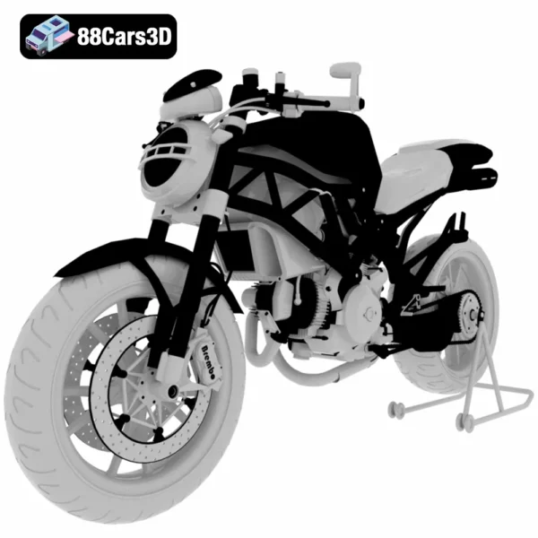 Ducati Monster (896 Style) 3D Model
