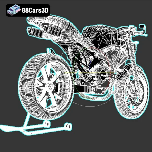 Ducati Monster (896 Style) 3D Model