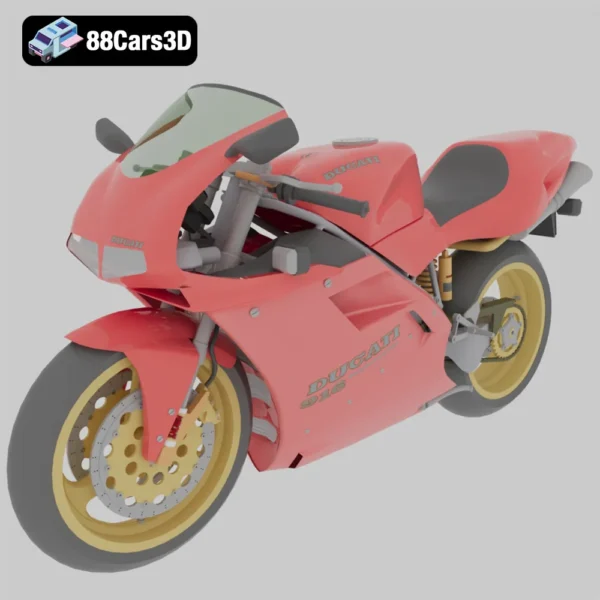 Ducati 916 Superbike 3D Model