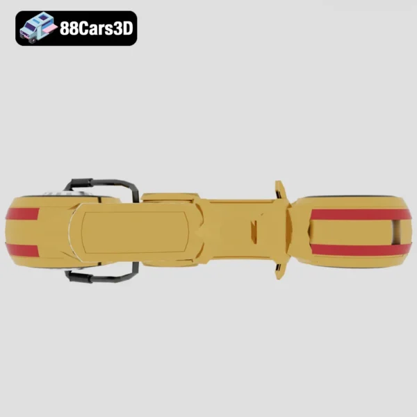 Modern Electric Motorcycle 3D Model