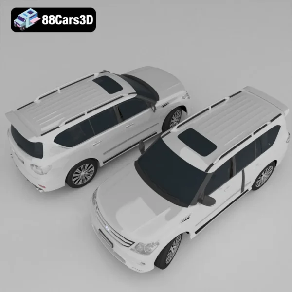 Patrol Vehicle 3D Model Rugged Off-Road SUV