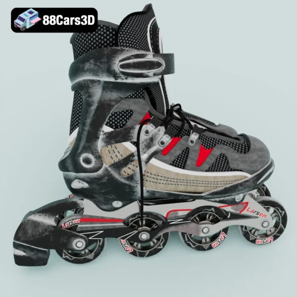 Larsen Rollerblades 3D Model
