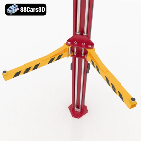 Rotary Vehicle Lift Automotive Workshop Equipment 3D Model