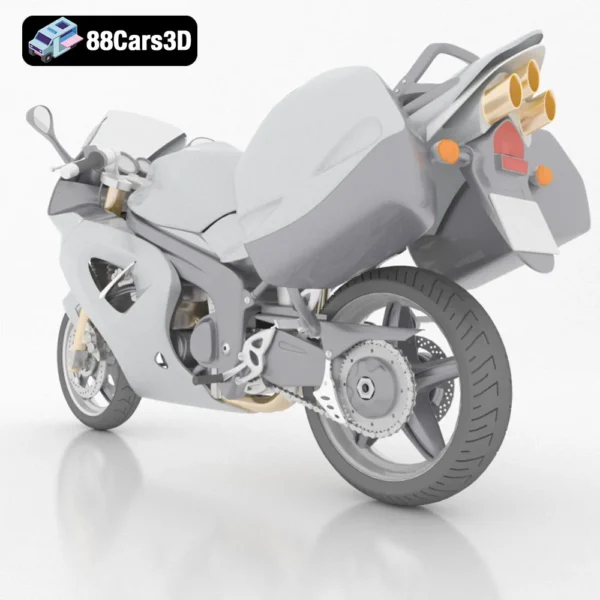 Sportbike 3D Model (Series 3)