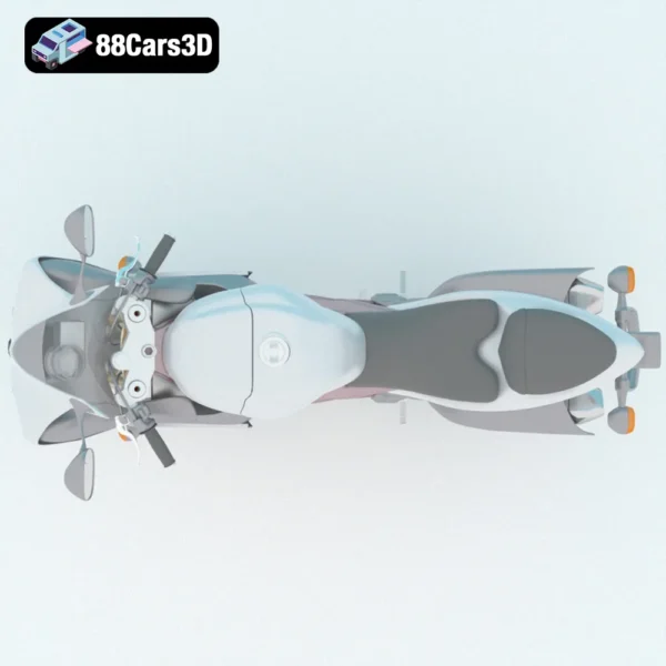Sportbike (Version 2) 3D Model
