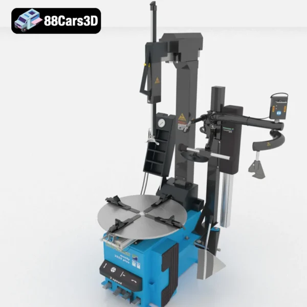 Tire Changer Garage Equipment 3D Model