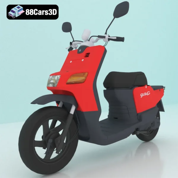 Scooter 3D Model Versatile Urban Mobility Vehicle