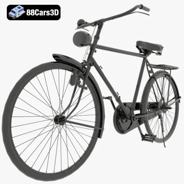 Vintage Gazelle Bicycle 3D Model
