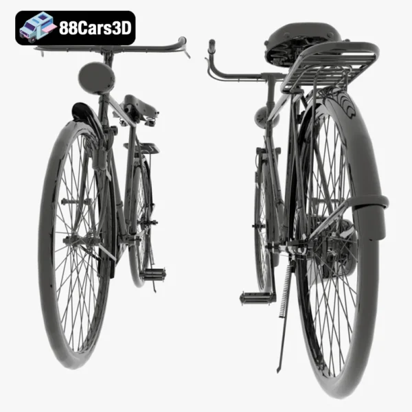 Vintage Gazelle Bicycle 3D Model