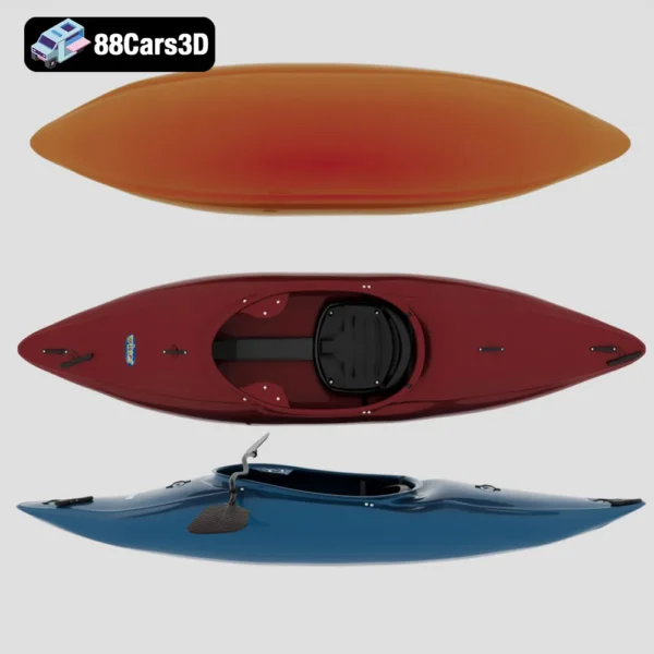 Winner Kayak Storm Sport Kayak 3D Model