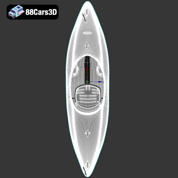 Winner Kayak Storm Sport Kayak 3D Model