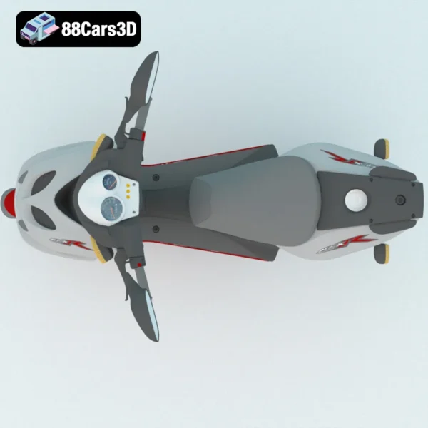 Yamaha Aerox Scooter 3D Model