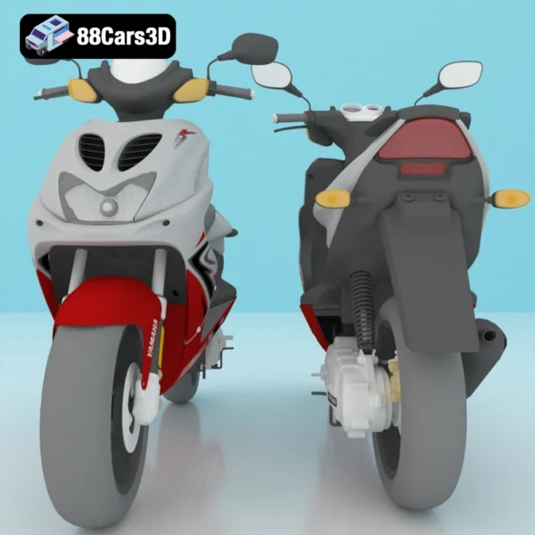 Yamaha Aerox Scooter 3D Model
