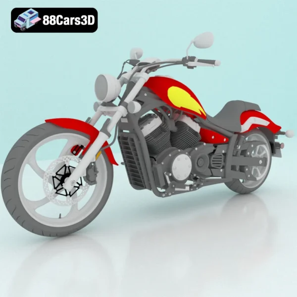 2012 Yamaha Stryker 3D Model