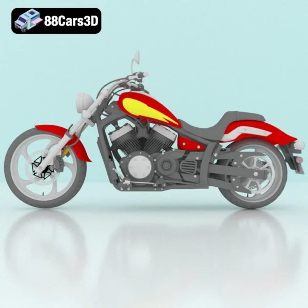2012 Yamaha Stryker 3D Model