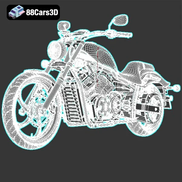 2012 Yamaha Stryker 3D Model