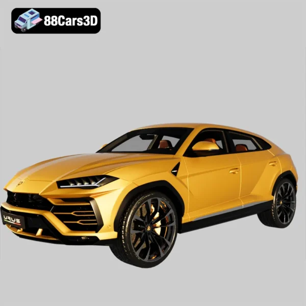 2019 Lamborghini Urus 3D Model Luxury SUV for Rendering