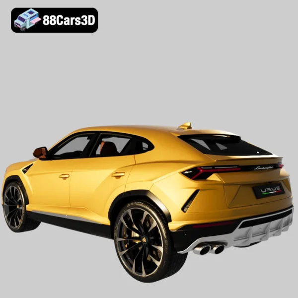 2019 Lamborghini Urus 3D Model Luxury SUV for Rendering