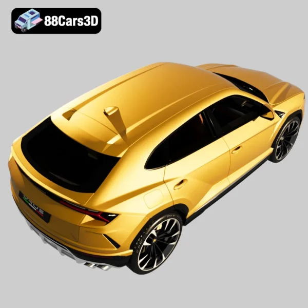 2019 Lamborghini Urus 3D Model Luxury SUV for Rendering
