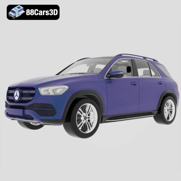 2020 Mercedes-Benz GLE 3D Model Premium Midsize SUV for Rendering