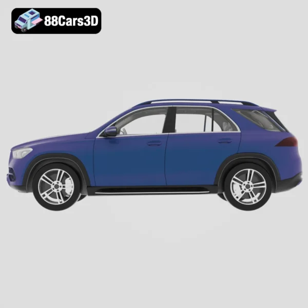 2020_Mercedes_Benz_GLE-002 2020 Mercedes-Benz GLE 3D Model Premium Midsize SUV for Rendering