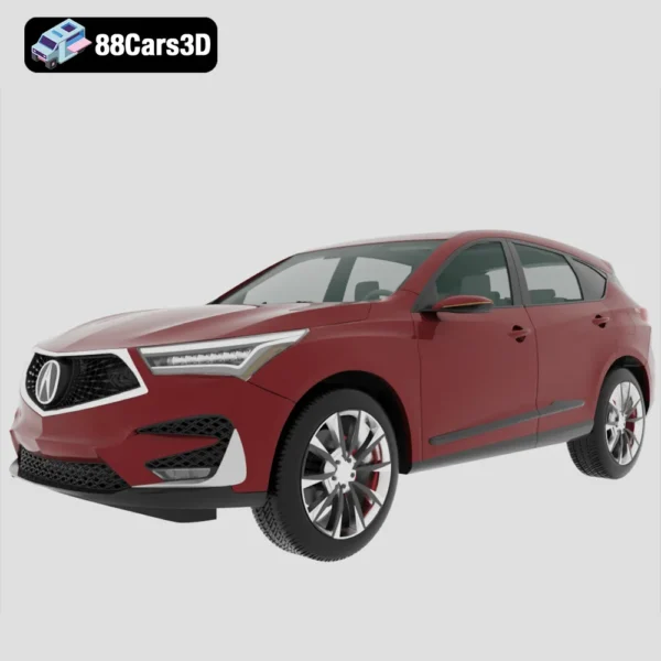 Acura RDX Prototype 2018 3D Model Compact Luxury SUV