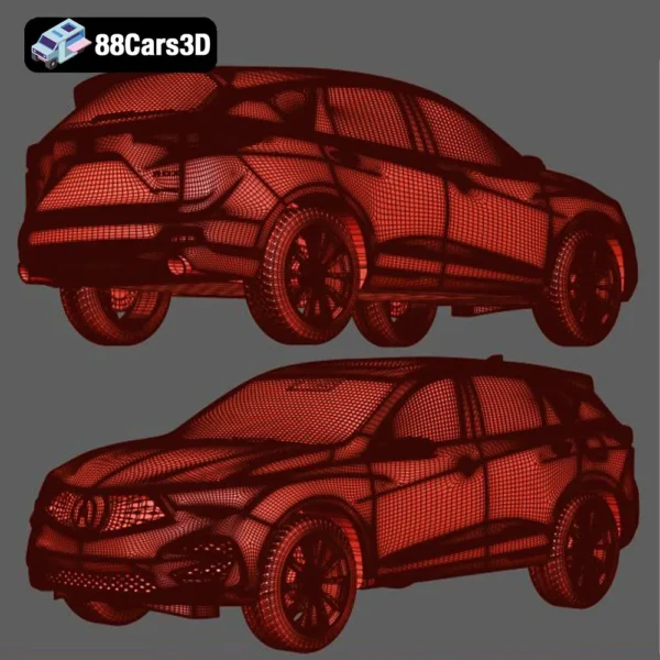Acura_RDX_Prototype_2018-008 Acura RDX Prototype 2018 3D Model Compact Luxury SUV