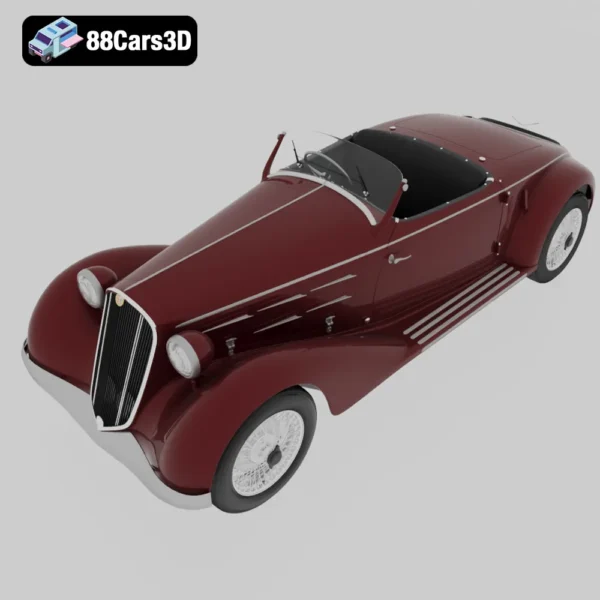 Alfa Romeo 6C 2300 S Touring Pescara Spider 1935 3D Model – Classic
