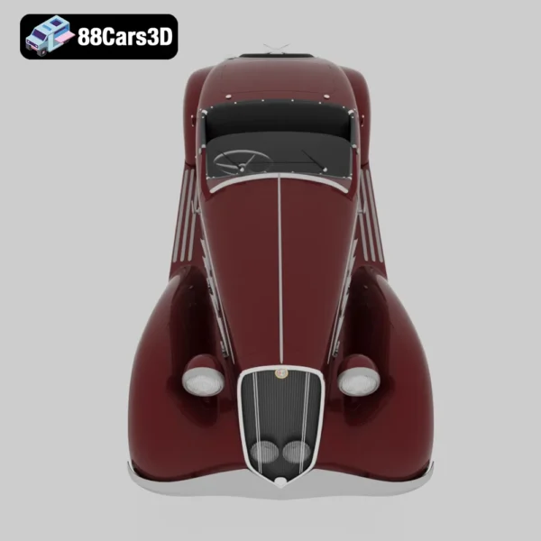 Alfa Romeo 6C 2300 S Touring Pescara Spider 1935 3D Model – Classic