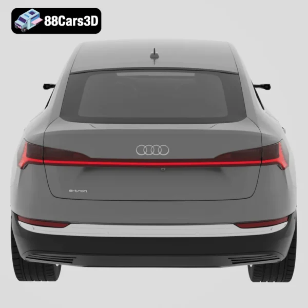 Audi e‑tron Sportback-006 Audi e tron Sportback 3D Model Electric Luxury SUV for Rendering