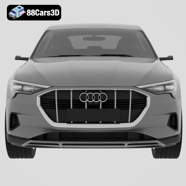 Audi e‑tron Sportback-007 Audi e tron Sportback 3D Model Electric Luxury SUV for Rendering